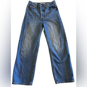 Levis Premium Quality Ribcage Straight Ankle Jeans